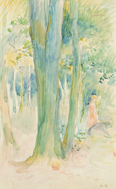 Sotto gli alberi nel bosco, 1893 da Berthe Morisot